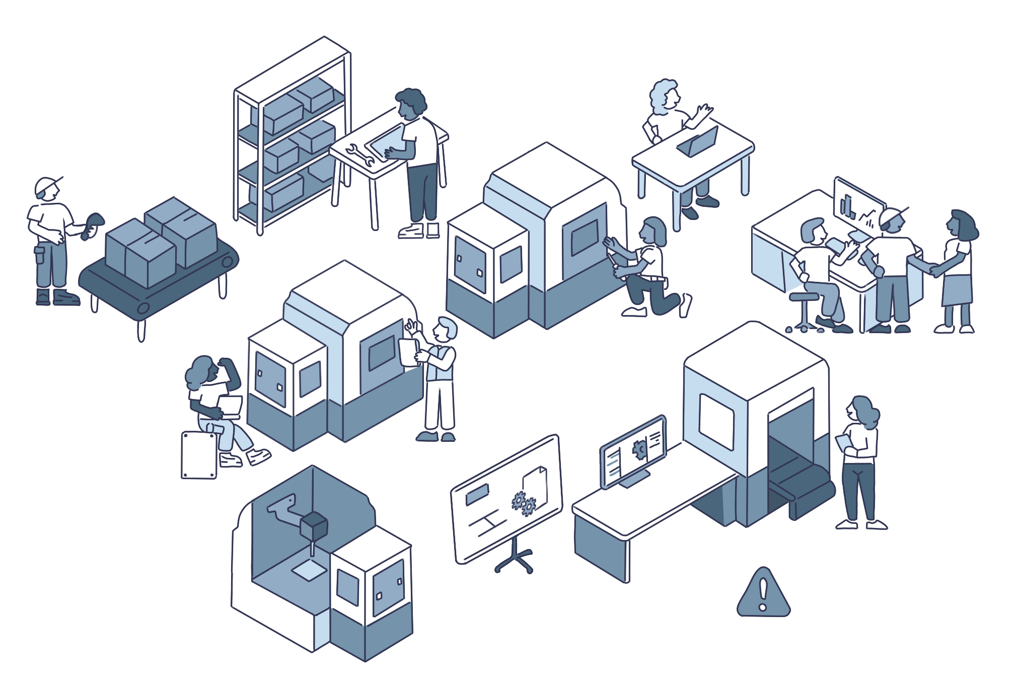 a day in the life of an owner or production manager of a manufacturing company